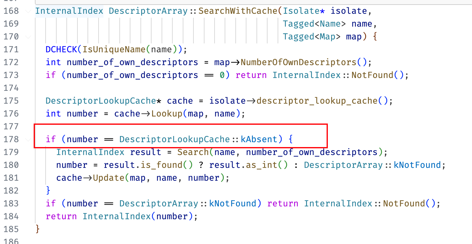 v8 对于 NOT_FOUND 缓存